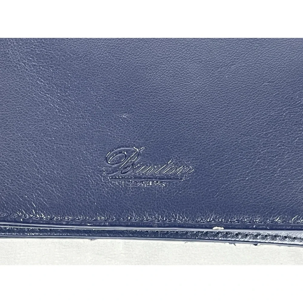 BUXTON Navy‎ Blue Crossbody Organizer Double Snap Removable Strap